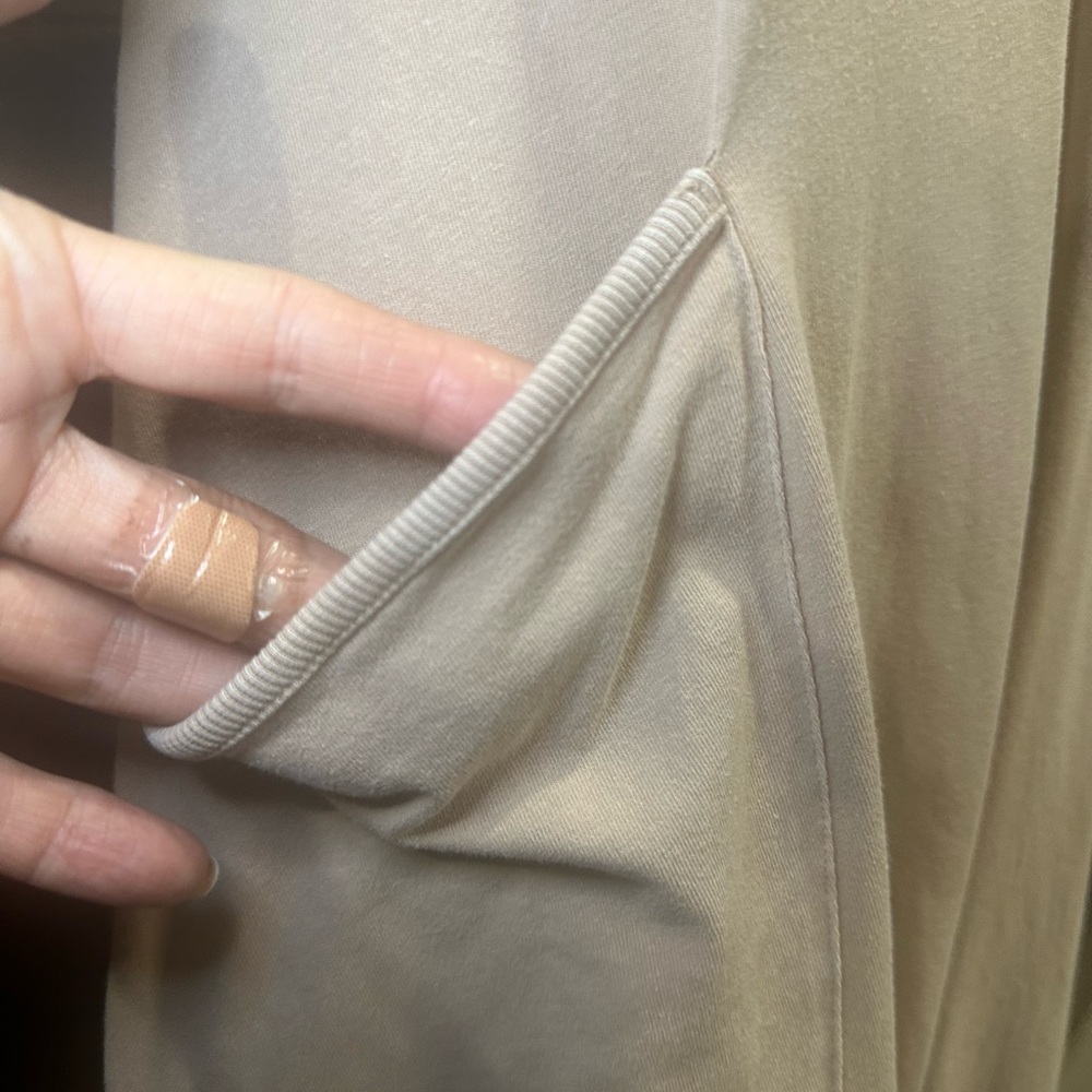 NWOT SIZE S/L Double Zero Tan Jumpsuit - Picture 3 of 15